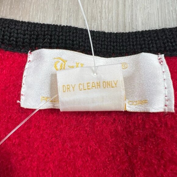 VTG Tally-ho 100% Boiled Wool Cardigan Pollak Import Nordic Size L Large NEW - Picture 10 of 14